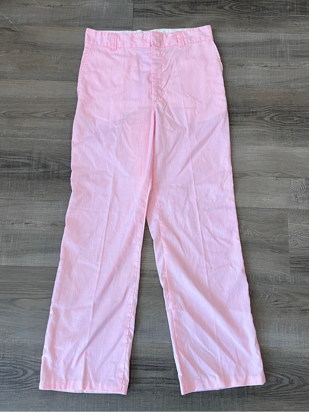 Vintage Wranglers Pink Barbershop Pinstripe Men’s Pants 70s/80s